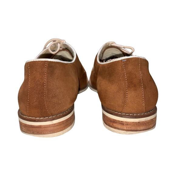 Unline by Alfredo Bannister Brown Suede Oxford Shoes     Size: EU 43 US 10 main image 9